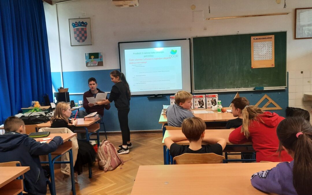 Udruga Društvo za oblikovanje održivog razvoja (DOOR) u 4.A