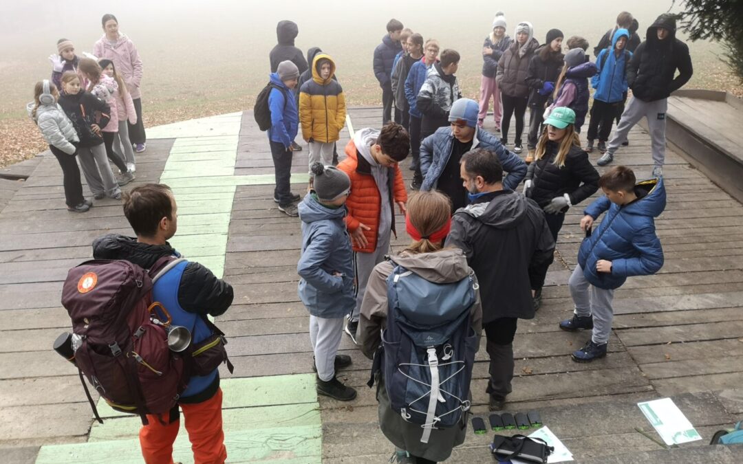 Učenje orijentacije na Medvednici