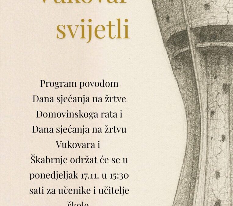 Dan sjećanja na žrtve Domovinskog rata i Dan sjećanja na žrtvu Vukovara i Škabrnje