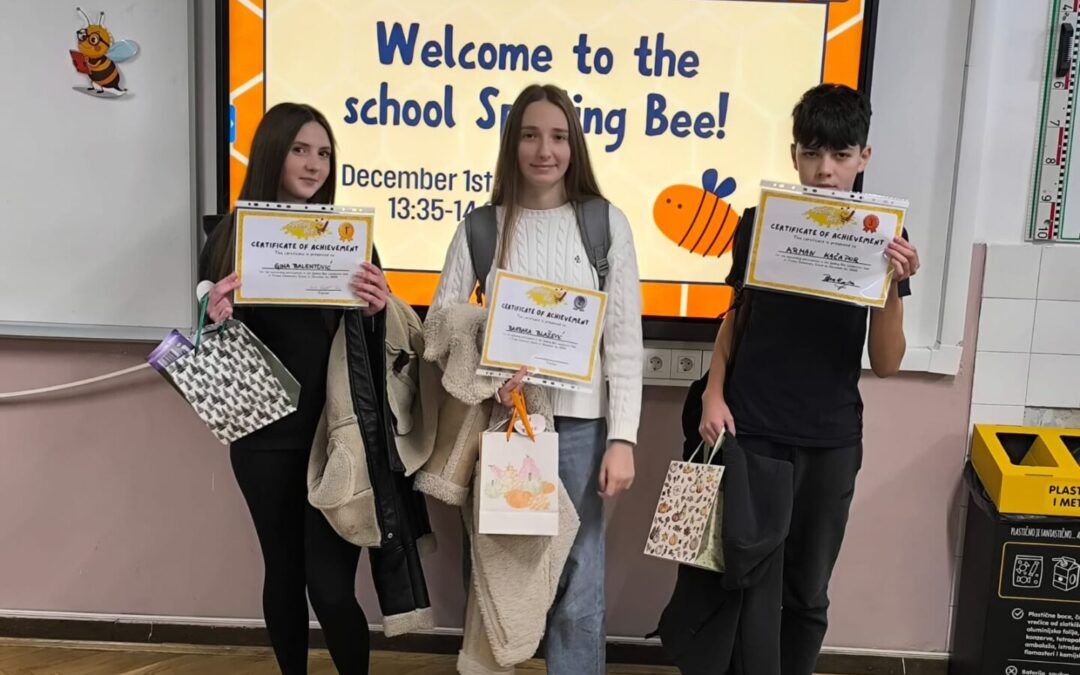 Spelling Bee – školsko natjecanje u sricanju na engleskom jeziku