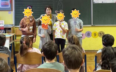 Susret prvašića s književnicom Željkom Horvat-Vukelja