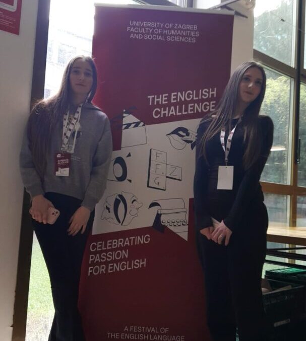 Odličan uspjeh naših učenica na festivalu „The English Challenge“